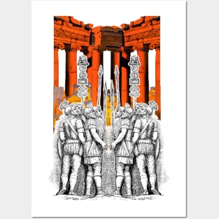 Roman legionaries in ancient Rome Posters and Art